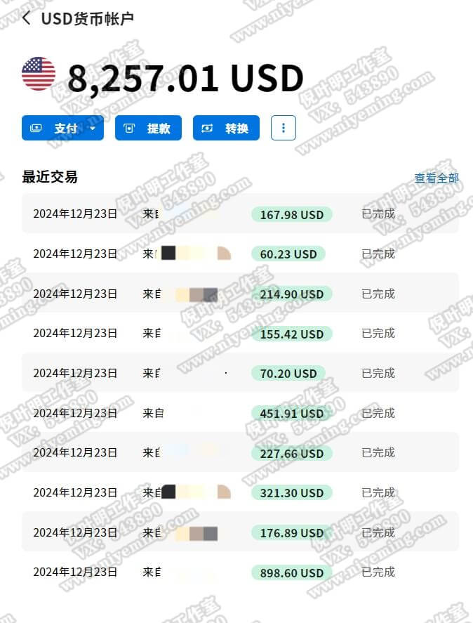 2024年国外广告联盟线下学员成绩（11、12月）