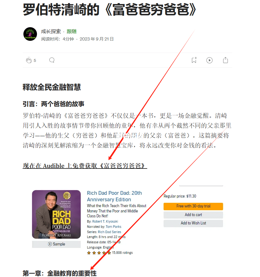 用Medium推广亚马逊有声图书,一篇文章赚1万美金