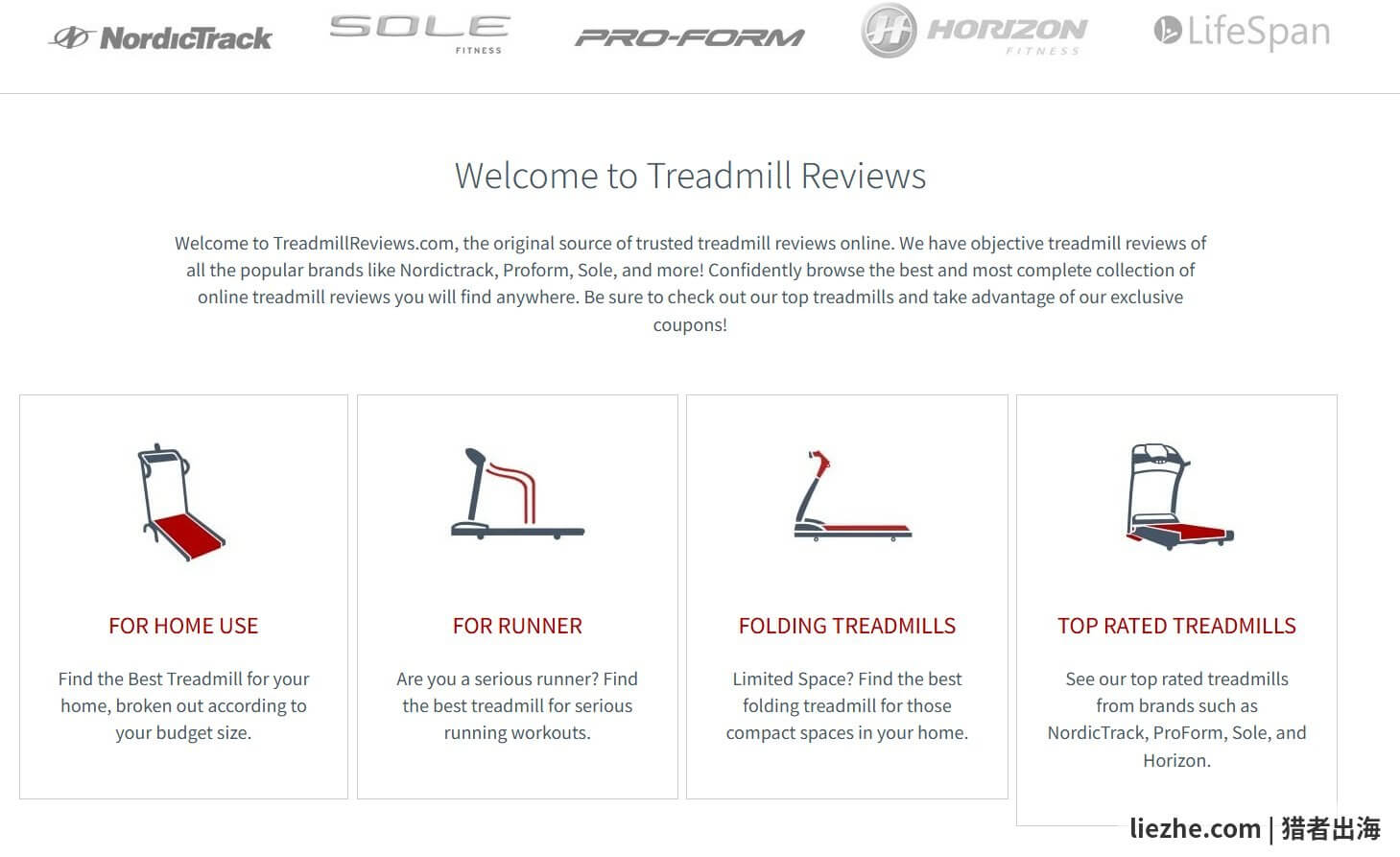 Niche利基站案例:TreadmillReviews跑步机测评站