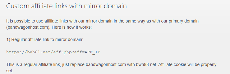 搬瓦工官方知识库原文:镜像域名bwh81.net、bwh88.net可以跟主域名bandwagonhost.com一样使用