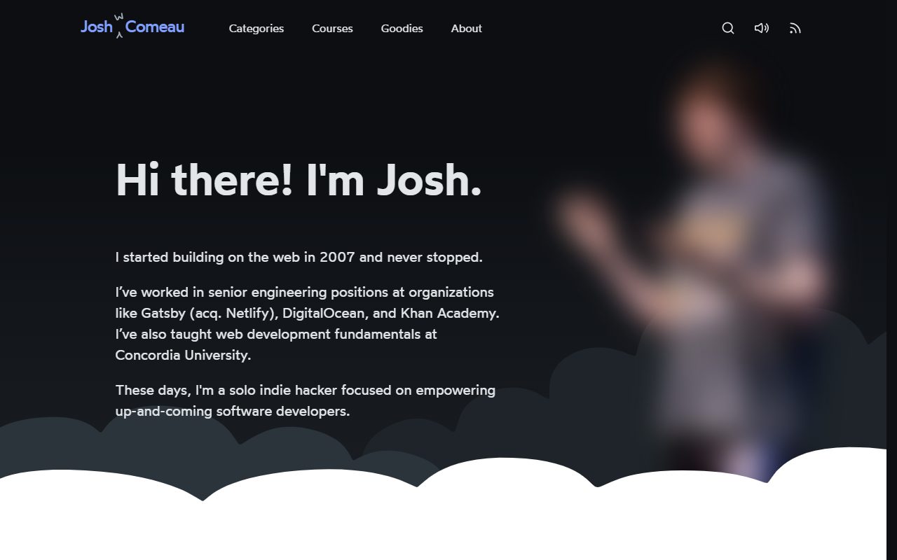 Josh W. Comeau 个人自述页