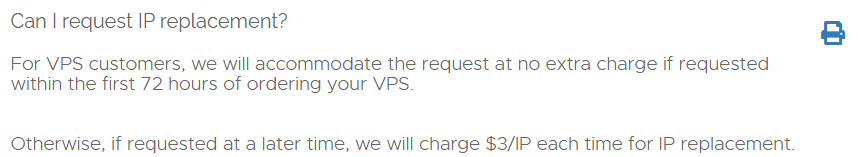 RackNerd知识库原文：VPS下单72小时内免费换IP，之后每次3美元