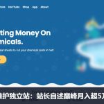 泳池维护独立站拆解：做水质指南加工具，站长自述巅峰月入超5万美金